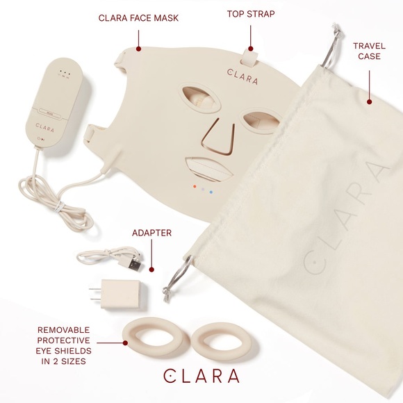 š Perfect Gift!! Clara Red Light LED Therapy Face Mask Infrared Anti-aging
Skin - Picture 5 of 6